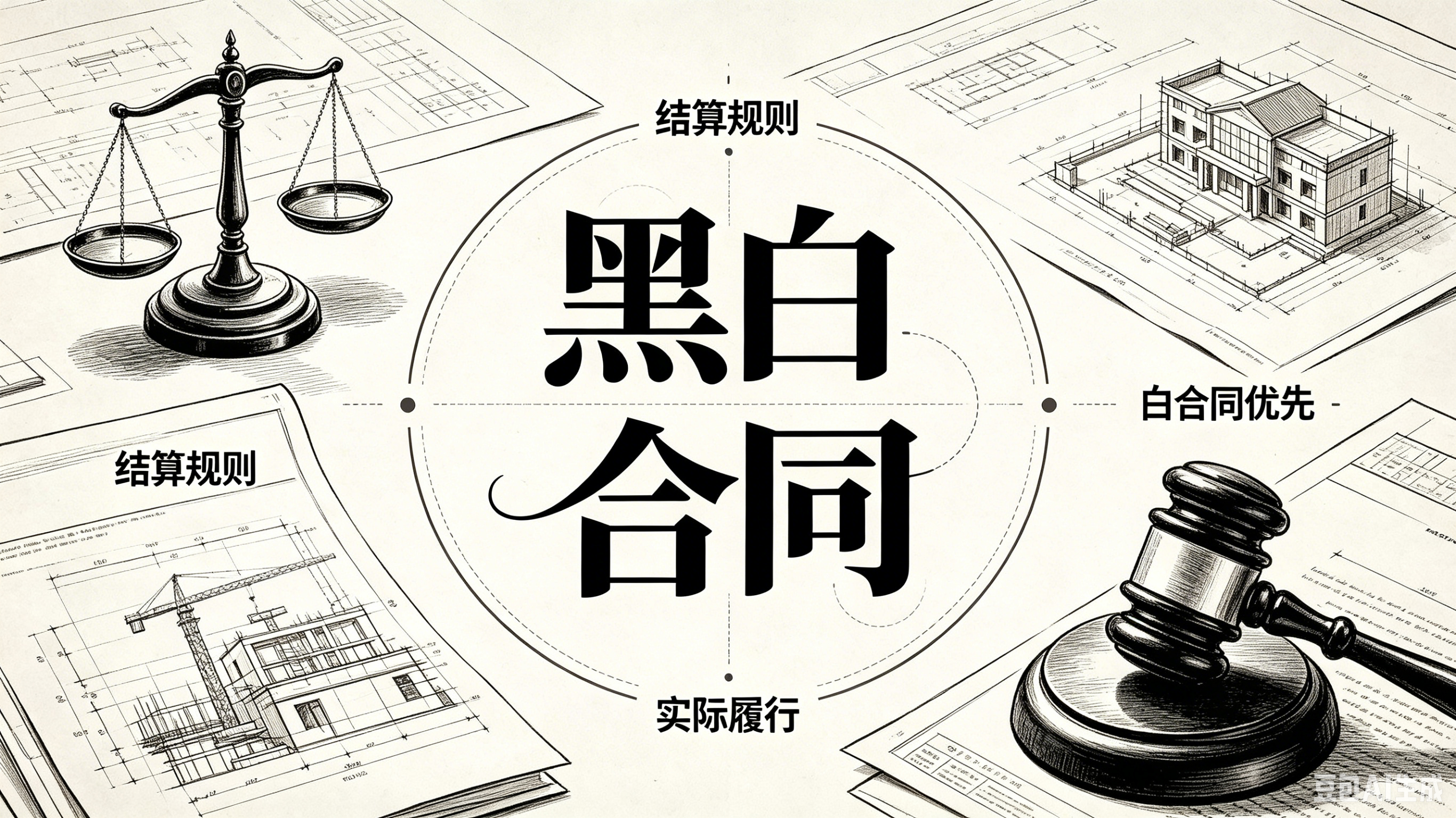 黑白合同的结算规则——不只是"白合同优先"